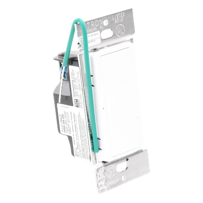 Interruptor de Pared On/Off / Doble Voltaje 120/277 V / 8 A Iluminación / 2 Hilos Sin Neutro / RF 431-437 MHz / Unipolar o Multilocalización