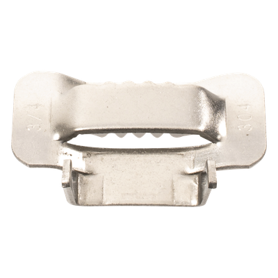 Hebilla de Acero Inoxidable / 3/4" / 100 Piezas / Compatible ADSS / Mini-ADSS / Figura 8
