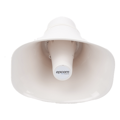 Altavoz para Exterior / Tipo Trompeta / 15-30W / 70/100V / IP66 / ABS / Bracket Metálico