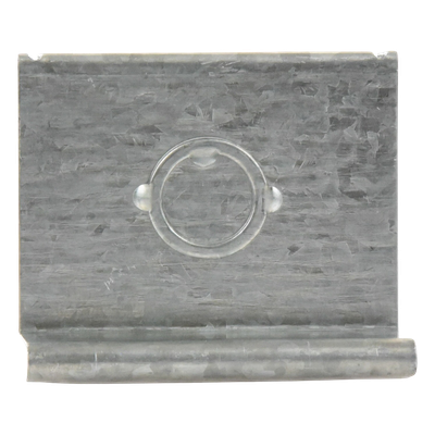 Placa de Salida a Tubo Automática / 66 mm / Tuberías 1/2 a 2 pulgadas / Abrazadera Tipo U / Acabado Electro Zinc