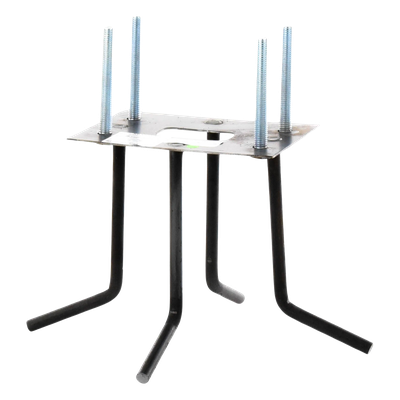 Anclaje de Acero para Barrera Vehicular / Sujeción al Piso / Compatible con Serie XB, XBF y XBS / Instalación Indirecta