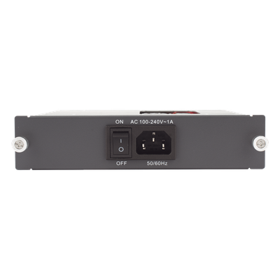 Fuente de Alimentación Redundante / Entrada 90~264 Vca / Salida +12 Vcc 6.25 A / Protección Dual / Para OLT
