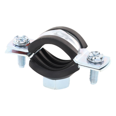 Abrazadera Isofónica Reforzada / 1/2" (22 mm) / Acero 1.75-2.3 mm / Carga 150 kg / -30°C a +120°C / Aislamiento EPDM