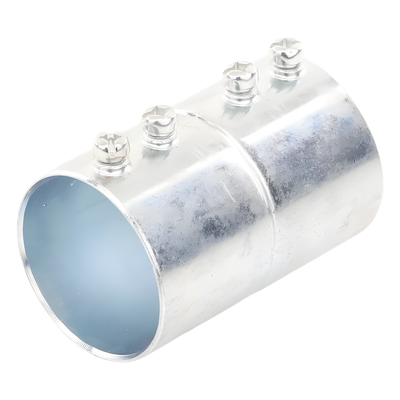 Cople Roscado Con Tornillo / 1 1/2" (41 mm) / Acero Galvanizado / Espesor Pared 1.65 mm / NPT / Uso Interior Seco