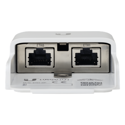 Protector contra Descargas Electroestáticas / 2 Puertos Gigabit / PoE 802.3af / 10 kA+ / Exterior -30 a 65 °C (-22 a 149 °F)