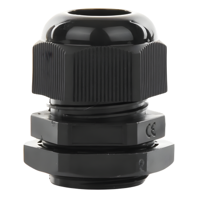 Conector Tipo Glándula / IP67 / Cable 10-14 mm / Rosca 22 mm (7/8') / Plástico Negro