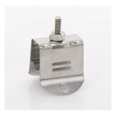 Sujetador de Cable Coaxial / Doble Click / 1/2 Pulgada / Paquete 10 Piezas