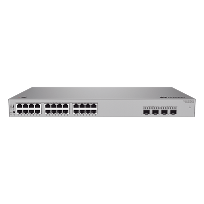 Switch Administrable / Capa 2+ / 24 Puertos PoE+ Gigabit / 2 SFP 2.5 Gbps / 2 SFP+ 10 Gbps / PoE Perpetuo / 400 W / 1.64 ft x 1.45 ft x 0.14 ft
