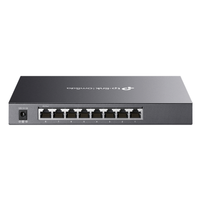 Switch Administrado Gigabit / 8 Puertos / 16 Gbps Capacidad Switching / 11.90 Mpps / PoE PD / Fanless / Montaje Pared-Escritorio