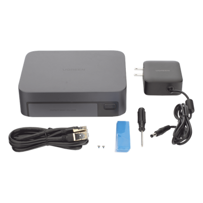 NAS Compacto / 4 Ranuras SSD M.2 NVMe PCIe 4.0 y 3.0 / Intel Core i5-1235U 10 Núcleos / 10GbE / Thunderbolt 4 40 Gbps / HDMI 8K / DDR5 hasta 64 GB