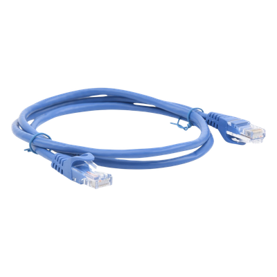Cable de Parcheo UTP Cat5e / 1 Metro (3.28 Pies) / Azul / RJ45 / 100 Ohm