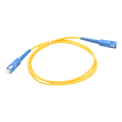 Jumper de Fibra Óptica / SC/SC Simplex / Monomodo 9/125 / 1 Metro (3.28 Pies) / ITU-T G.652.D / 1310-1550 nm