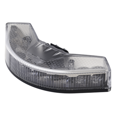 Luz Auxiliar Esquinera / 9 LED / Ámbar / Lente Transparente / Multivoltaje 12-24 VCD / SAE / ECE R65