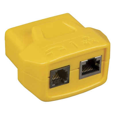 Probador de Cables / Voz RJ11/12 / Datos RJ45 / Video Coaxial F / Longitud hasta 610 m (2000 ft) / LCD Retroiluminada / Detección de Fallas