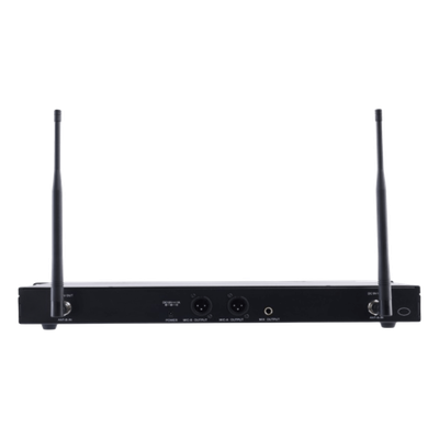Receptor Inalámbrico Dual Canal / U-Band Digital / 4 Bandas 470-830 MHz / Modulación pi/4-DQPSK / Pantalla TFT-LCD 2.2" / Anti-Interferencia ID Code Pilot / Salidas Balanceadas y Desbalanceadas / Ecualización Ajustable