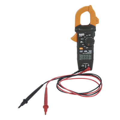 Amperímetro de Gancho / 400A CA / CAT III 600V / Probador de Fase / Divisor de Línea / Retroiluminado / 2 m (6.6 ft) de Protección ante Caídas