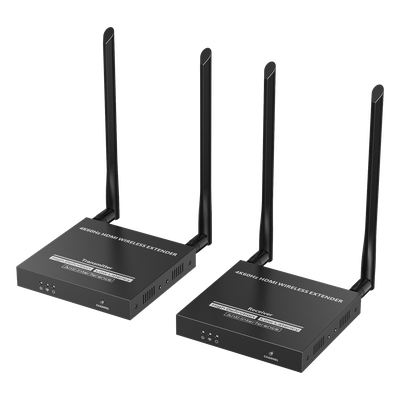 Extensor HDMI Inalámbrico / 4K@60Hz / Transmisión 50 m (164 ft) / Banda 5.1-5.2 GHz / HDMI 2.0 / HDCP 2.2 / Latencia 130-180ms