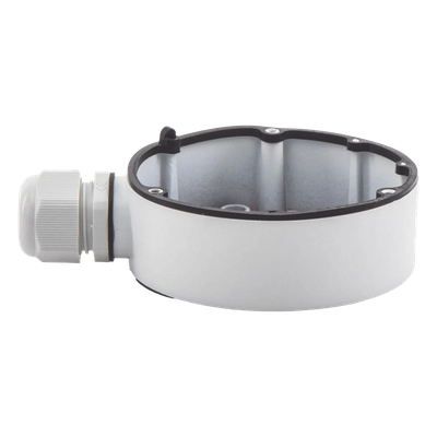 Caja de Conexiones para Mini Domo / Exterior IP66 / Aleación de Aluminio / Carga 4.5 kg / Ø137 x 42 mm