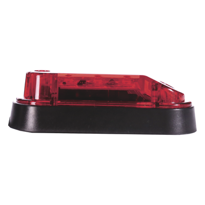 Luz de Advertencia LED / 7x4" / 66 LED / 10 Patrones de Destello / 12 VCC / Luz de Trabajo Integrada / Montaje Permanente