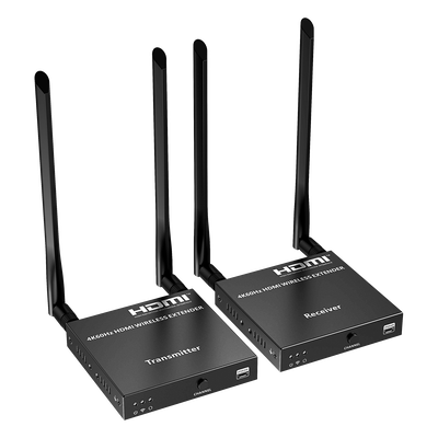 Extensor HDMI Inalámbrico / 4K@60Hz / Resolución 4096x2160 / Tecnología ipcolor STREAM / Banda 5G 5.18-5.24 GHz / Alcance 50 m (164 ft) / Conexión 1 a 4 Pantallas