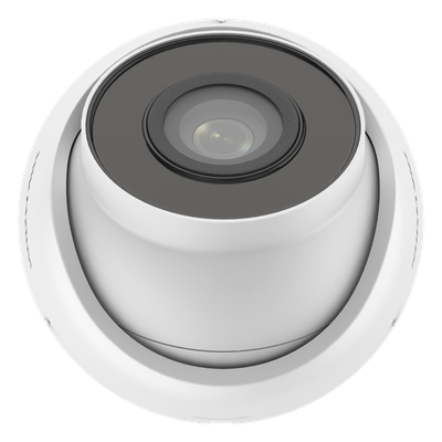 Turret IP / 4 MP / Lente 2.8 mm / IR 30 m (98 ft) / WDR 120 dB / IP67 / PoE / H.265+