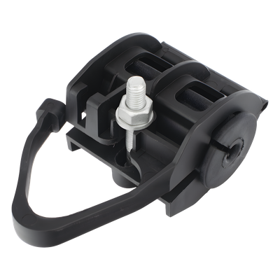 Herraje de Suspensión Dieléctrico / Cable ADSS 8-12 mm / Span 50-100 m (164-328 ft) / Fibra Óptica de Alto Rendimiento / Diseño para Cables Redondos