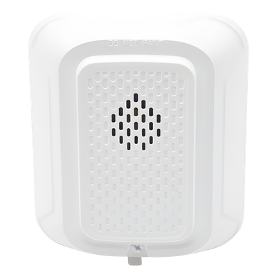 Sirena de Pared para Notificación de Incendio / 12/24 Vcc Automático / 88+ dB(A) / Montaje en Caja Eléctrica / Serie L