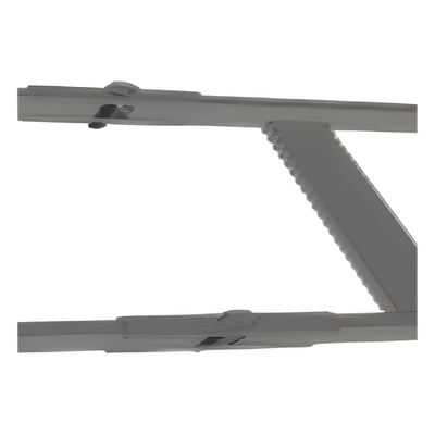 Cople para Escalera Tubular / 1.5" de Peralte / 12" de Ancho / Acero al Carbón con Pintura Epóxica