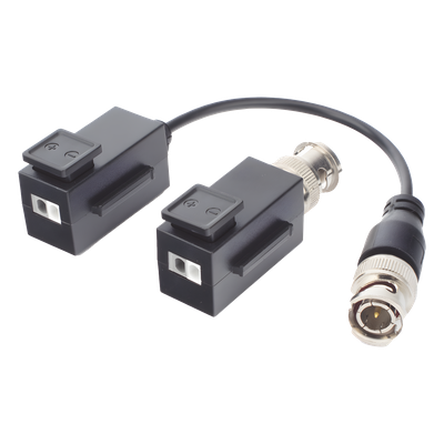 Transceptor de Video Pasivo / Hasta 8 MP (4K) / Distancia 400 m (1312.3 ft) / Inmunidad 60 dB / Audio por Coaxitron / Push Button