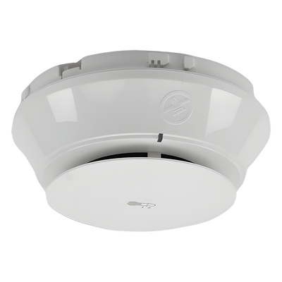 Detector Térmico Direccionable / Temperatura Fija 57°C (135°F) / Protocolo FlashScan / Lazo SLC 2 Hilos / LED 360°