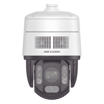 Cámara Domo PTZ IP / 4 Megapixel / 32X Zoom Óptico / IR 200 m (656.2 ft) / Alerta Audible y Luz Estroboscópica 100 m (328.1 ft) / AcuSense / Autoseguimiento 2.0 / IP67 / IK10 / Hi-PoE