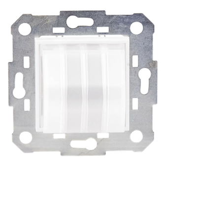 Luz de Indicación Hospitalaria Cuatricolor / 4 Segmentos Luminosos RGB / Alimentación 12 VCC / Bus RS485 / 45x45x30 mm / DIN VDE 0834