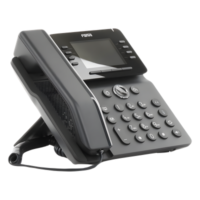 Teléfono IP Empresarial / 12 Líneas SIP / Pantalla Color 3.5" / Wi-Fi Dual Band / Bluetooth 5.0 / PoE Gigabit / Conferencia 6 Vías