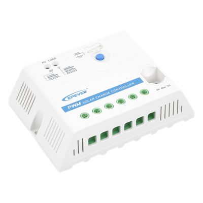 Controlador Solar PWM / 12/24 VDC Auto / 30 A Carga-Descarga / USB 5V 2A / Positivo Común / IP20