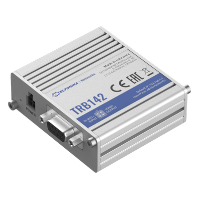 Gateway Industrial LTE Cat 1 / RS232 DB9 / OpenWrt / 9-30 VDC / -40 a 75 °C / DIN Rail