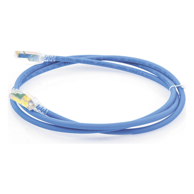 Patch Cord Cat6A UTP / CM / 1.52 m (5 ft) / Doble Aislamiento / 7.37 mm OD / Azul