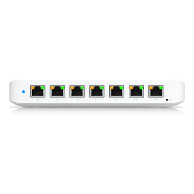 Switch PoE Capa 2 / 8 Puertos GbE / 7 Puertos PoE+ / 1 Puerto Entrada PoE++ / 52 W Presupuesto PoE / 16 Gbps Capacidad de Conmutación / Montaje Versátil
