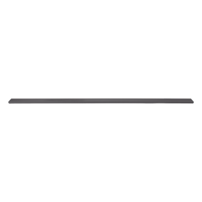 Riel de Aluminio para Videowall / Longitud 1750 mm (5.74 ft) / Ancho 120 mm / Espesor 9 mm / Diseño U / Incluye Tapas y Tornillos