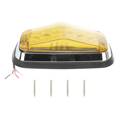Luz de Advertencia / 8 x 4 in / Ámbar / IP67 / 12-30 VCC / SAE J595 / ECE R65