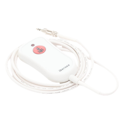 Pulsador de Llamada para Paciente / Material Antibacteriano / Código Braille / IP67 / Cable 2 m Resistente al Fuego / 12 V