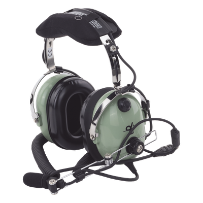 Auriculares de Aviación / Cancelación Activa de Ruido / Reducción 24 dB / Cable Espiral 1.5 m (4.9 ft) / Micrófono M-7A / Certificación FAA TSO