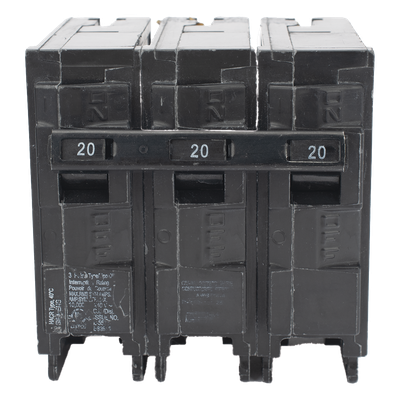 Interruptor Automático Enchufable / 3 Polos / 20 A / 240 V AC / 10 kA / UL 489