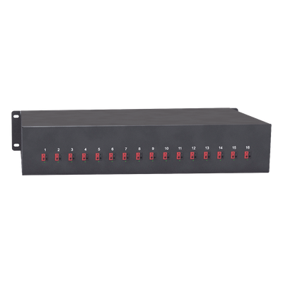Fuente de Alimentación RACK / 16 Puertos / 480 W / 24 Vca / 20 A Total / 1.25 A Administrado por Canal / 19"