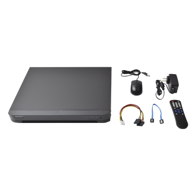 Kit TurboHD / DVR 8 Canales / 8 Cámaras 1080p / Bala y Eyeball / IR 20 m (65.6 ft) / Fuente Regulada 12V-15V / Transceptores UTP