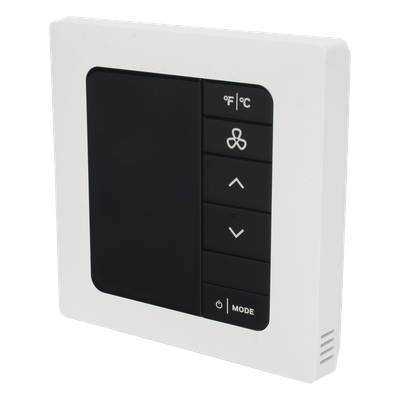 Termostato de Gestión Energética / 100-277 VAC / FCU 2 y 4 Tubos / BACnet MS/TP y Wi-Fi / Sensor PIR 10 m (32.8 ft) / 5H/3C Etapas