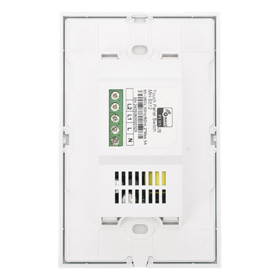 Interruptor Táctil Z-Wave Plus / 2 Botones / AC 85-260V / Frecuencia Regional 868/908/921 MHz / +3 dBm