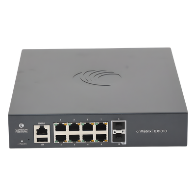 Switch PoE / 8 Puertos Gigabit 802.3af/at / 2 SFP / Capa 2 / Gestión Cloud / Zero-Touch