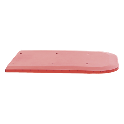 Domo lateral de reemplazo / Policarbonato rojo / Compatible X67 / 0.3 m (1 pie) aprox.