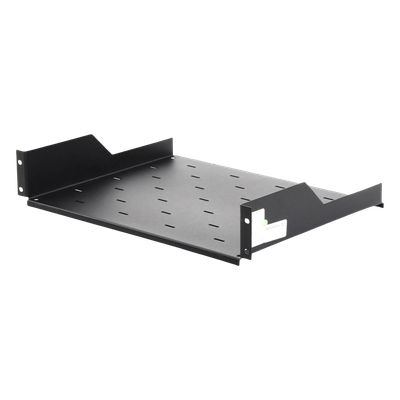 Charola para Rack / 19" / 2UR / Profundidad 34.2 cm (13.5 in) / Carga 20 kg / Lámina Calibre 16