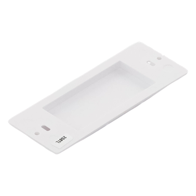 Inserto Ciego para Placa de Pared / Instalación a Presión / 2 a 6 Espacios / Blanco Brillante